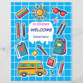 Lycklig: Skolans första dag Reklamblad