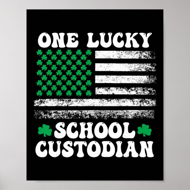Lycklig skoldag St Patricks Day  Poster (Framsidan)