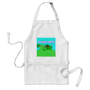 Lycklig sköldpadda förkläde