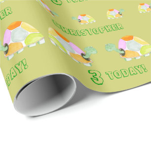 Lycklig sköldpadda presentpapper