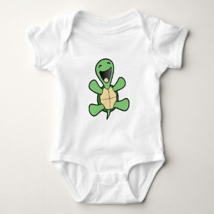 Lycklig sköldpadda t-shirt