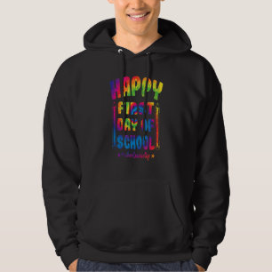 Lycklig: Skolsjuksköterskans första dag tillbaka t Hoodie