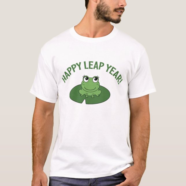 Lycklig skottår! tee shirt (Framsida)