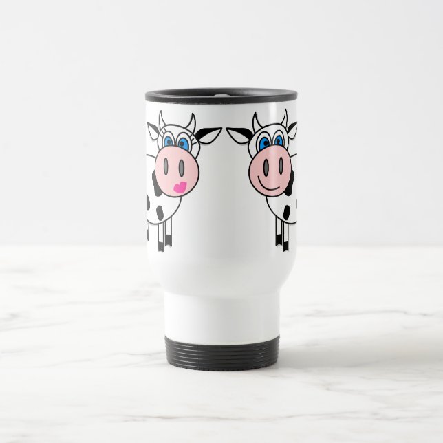 Lycklig skrämmer den förälskade travel mug resemugg (Center)