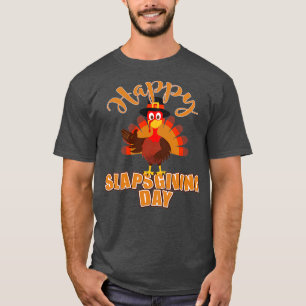 Lycklig Slapsgiving T Shirt