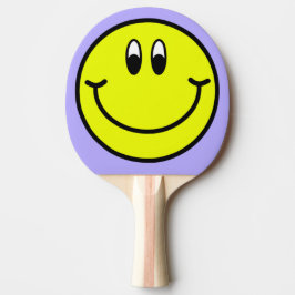 Lycklig Sleende Ansikte Emoji Ping Pong Paddle Pingisracket