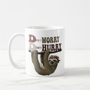 Lycklig Sloth Kaffemugg
