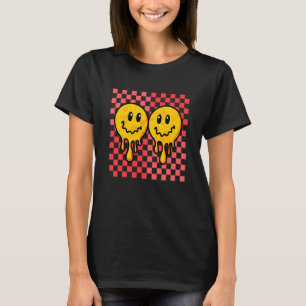 Lycklig Smälter leende Ansikte Bra Smile Vibe Chec T Shirt