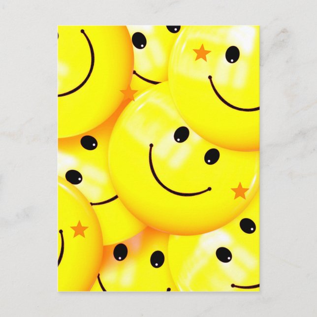 Lycklig Smile Vykort (Framsida)
