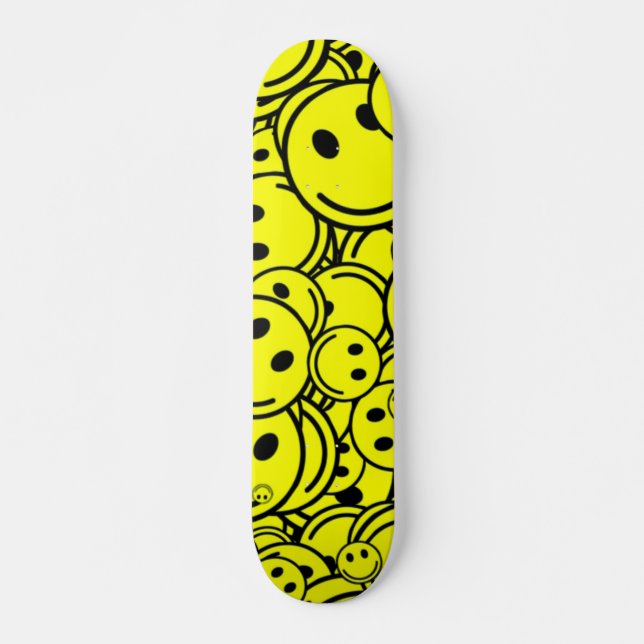 Lycklig Smiles Trippy Skateboard Deck (Framsida)