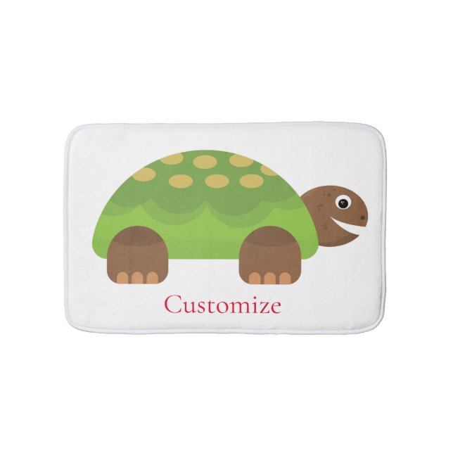 Lycklig Smiling Turtle Thunder_Cove Badrumsmatta (Framsidan)