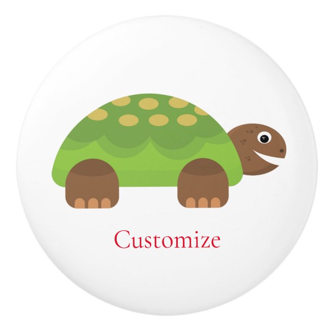 Lycklig Smiling Turtle Thunder_Cove Knopp (Framsidan)