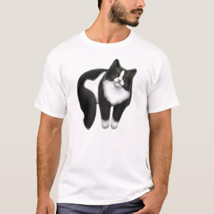 Lycklig smokingkattT-tröja T-shirt