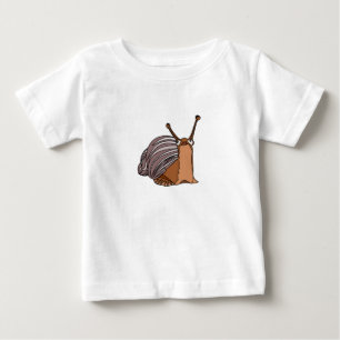 Lycklig Snigel Baby T-Shirt