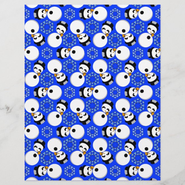 Lycklig Snögubbars Redux LG-valfri Färg-klippbok P (Framsida)