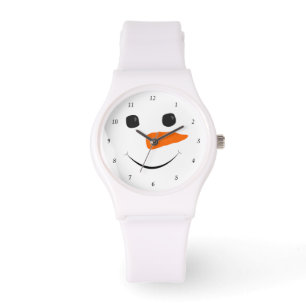 Lycklig snögubbe armbandsur