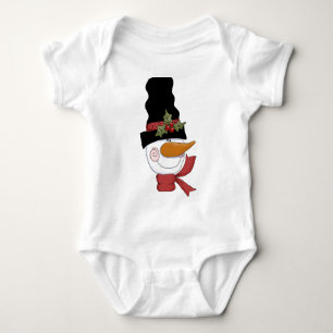 Lycklig Snögubbe Tshirts och gåvor
