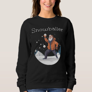 Lycklig Snowball Fighter Grandpa för vintersäsonge T Shirt
