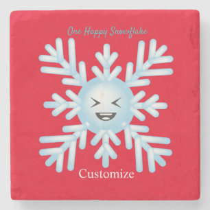Lycklig Snowflake Emoticon Thunder_Cove  Stenunderlägg