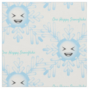 Lycklig Snowflake Emoticon Thunder_Cove Tyg