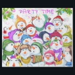 Lycklig Snowmans Julafton Papper Presentpapper<br><div class="desc">Svälla Pappert med Lycklig Snowmans God jul Party Funny Teckning Tecknad Snögubbe och Text - Anpassade - eller Välj / Lägg till din unika text / teckensnitt / Färg / Storlek / Speciell - Gör din inslagen gåva - Ändra storlek och flytta eller ta bort verktyg / bild med Anpassning...</div>