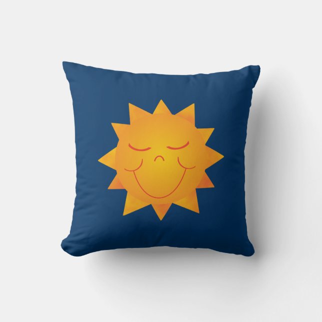 Lycklig Sol Kudde (Framsida)