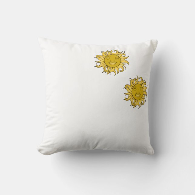 Lycklig Sol Kudde (Framsida)