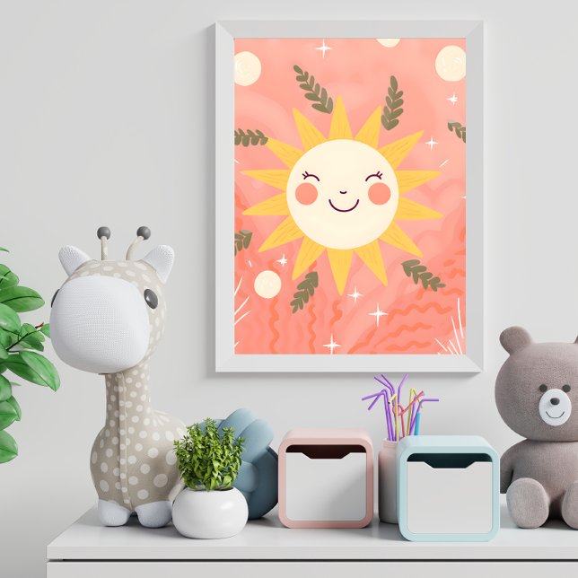 Lycklig Sol Nursery Wall Art Poster (Skapare uppladdad)