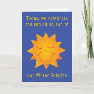 Lycklig Sol Solstice 2 Kort