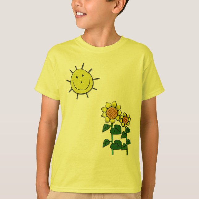 Lycklig Sol T-shirt (Framsida)