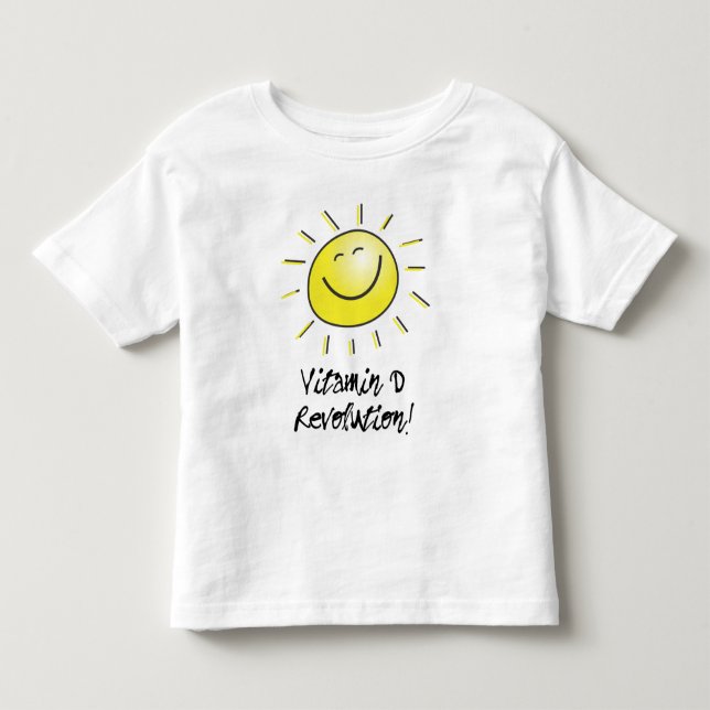Lycklig Sol, Tanktopet för vitamin D Revolution Tee Shirt (Framsida)