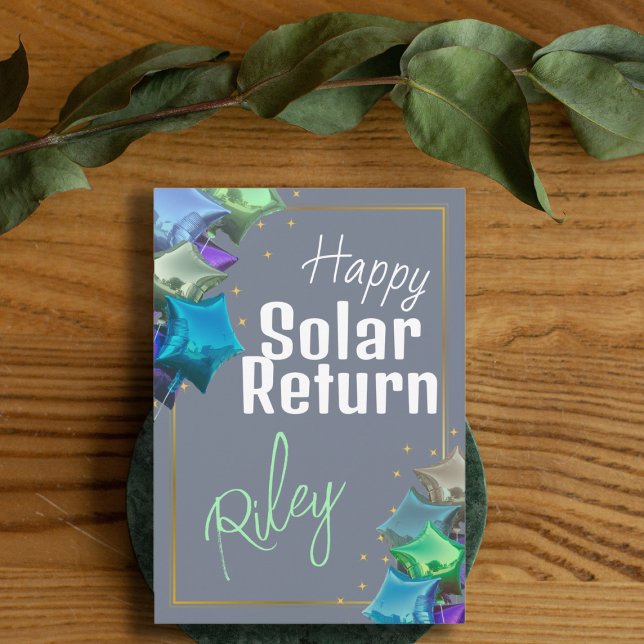 Lycklig Solar Return Astrology, Anpassningsbar föd (Skapare uppladdad)