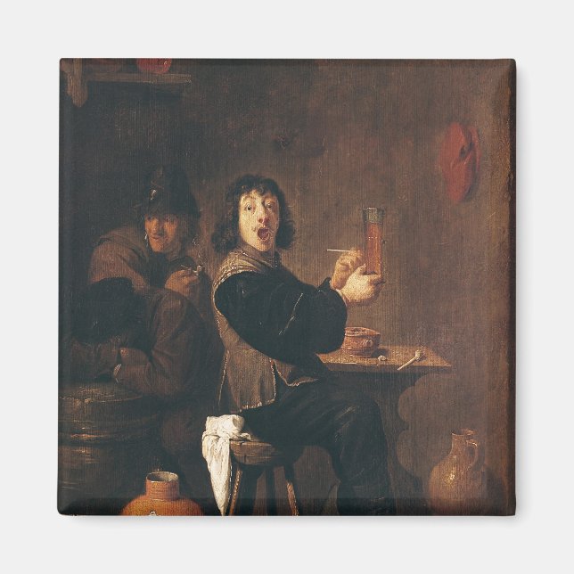 Lycklig Soldier Magnet (Framsidan)