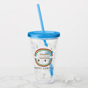 Lycklig solnedgång Motorhome RVing för Take Away Mugg