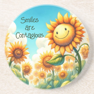 Lycklig Solros - Smiles is Contagious Underlägg