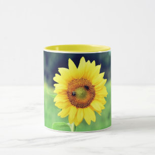 Lycklig Solrosceramik Mugg