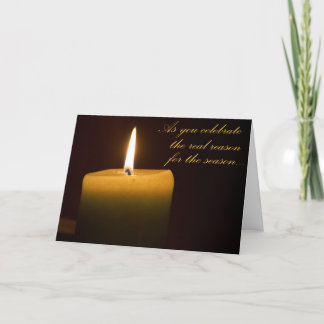 Lycklig Solstice Flame Kort