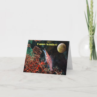 Lycklig Solstice Kort