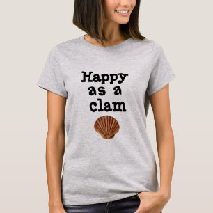 Lycklig som Clam T-Shirt