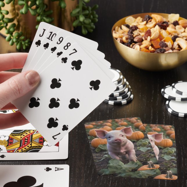 Lycklig som en babyfläck i en pipa. casinokort (På plats)