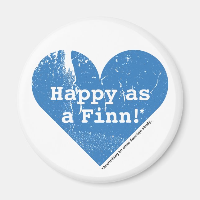 Lycklig som finskt magnet (Framsidan)