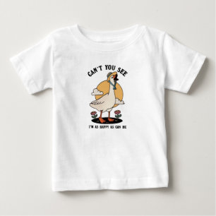 Lycklig som kan vara kute Lycklig goose T Shirt