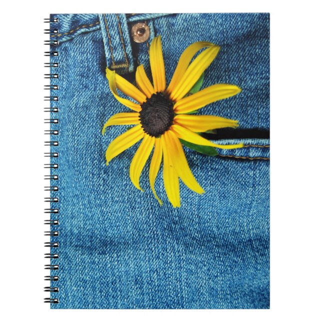 Lycklig sommar anteckningsbok med spiral (Framsidan)