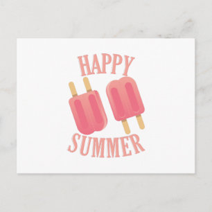 Lycklig sommar vykort
