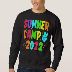 Lycklig SommarCamp 2022 Sommarkampanjmatchning 1 Lång Ärmad Tröja