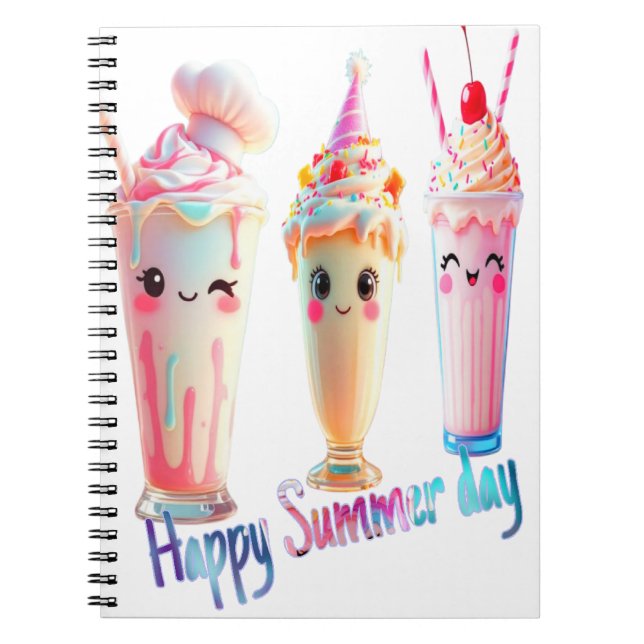 Lycklig sommardag anteckningsbok (Framsidan)