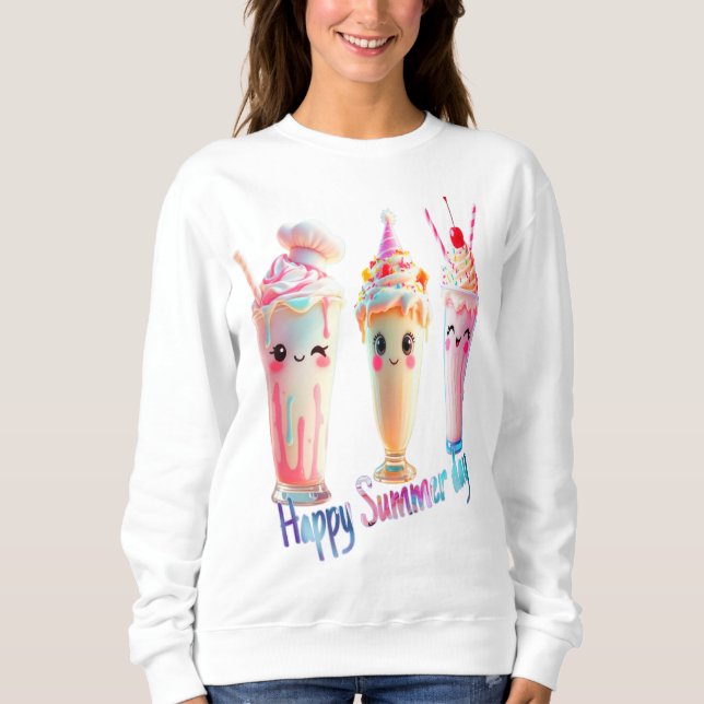 Lycklig sommardag t shirt (Framsida)