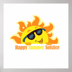 lycklig sommarsolstånd 2024 poster