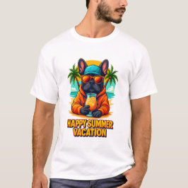 Lycklig sommaruppehåll t shirt