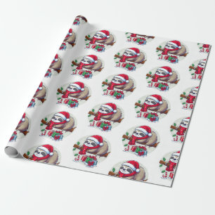 Lycklig Sömnig julslott Presentpapper